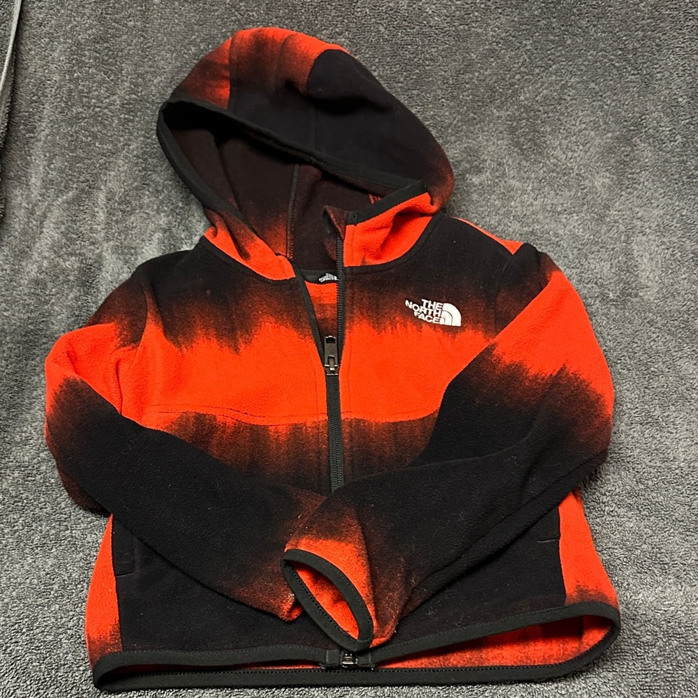 The North Face Fleece Jacket. Size 3 Red & Black